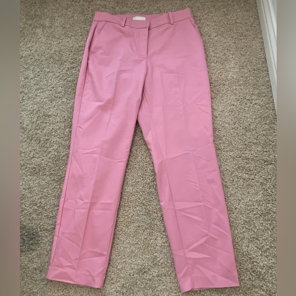 H&M Soft Pink Straight Leg Women's Trousers